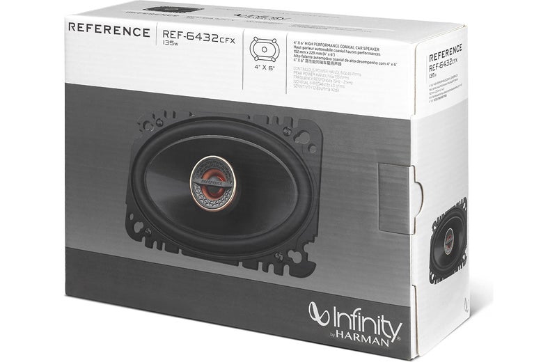 Infinity REF-6422cfx 135W Reference Series Coaxial Car Speaker with Edge-Driven, Textile Tweeters, 4x6 - Image 2